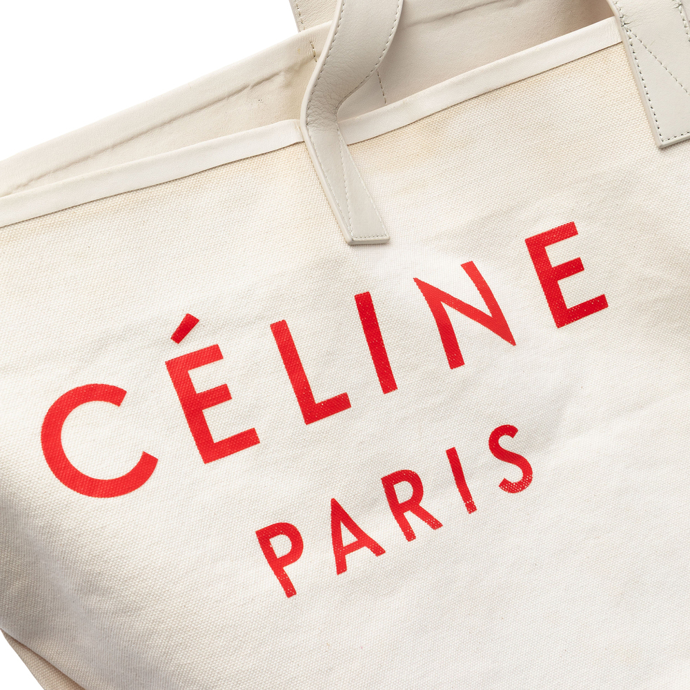 Pre-Loved Celine Medium Canvas Made In Tote - Picture 5 of 6